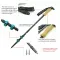 Straight Handle External Lock Carbon Fiber Trekking Pole