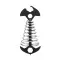 Outdoor camping fish bone ground nail spring hook