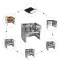 Stove, Barbecue Mini Firewood
