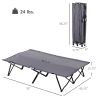 2 Person Folding Camping Cot for Adults, 50" Extra Wide with Carry Bag