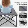 2 Person Folding Camping Cot for Adults, 50" Extra Wide with Carry Bag