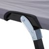 2 Person Folding Camping Cot for Adults, 50" Extra Wide with Carry Bag