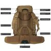 90L, Heavy-Duty, Large-Capacity, Waterproof, Dustproof, Breathable Expedition or Travel Backpack