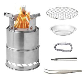 Mini Stainless Steel Folding Wood Stove