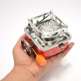 1pc Mini Windproof Foldable Square Gas Stove