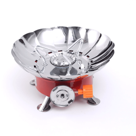 Outdoor Single Burner Gas Cassette Stove; Windproof