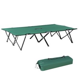 2 Person Folding Camp Cot for Adults, 50" Wide
