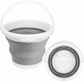 Collapsible Silicon Bucket with Handle