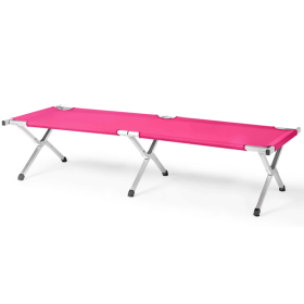 Folding Cot with Carrying Bag, Pink