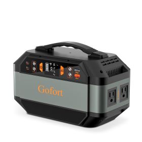 330W Portable Power Station, 299Wh Solar Generator with (2) 110V AC Pure Sine Wave Outlets