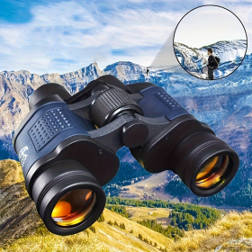 High Power, Waterproof, 60x60 with Low Light Night Vision Binoculars (Option: Telescope)