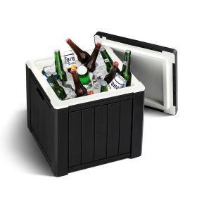 10 Gallon Square Cooler / Side Table (Option: Black)