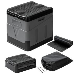 Collapsible Emergency Toilet With Lid & Handbag,  - Not Shipped On Weekends (Option: Portable toilets)