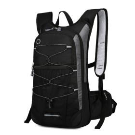 Cross Country Outdoor Hiking Mountaineering Cycling Backpack (Color: Black)