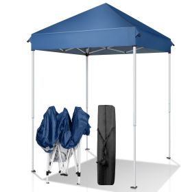 5X5ft Blue, Foldable, Outdoor Awning (Option: Blue)