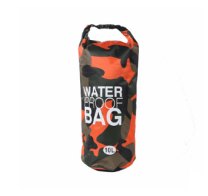 2, 5, 10, 15, 20 L Sizes Camouflage Waterproof Bucket / Dry Bag (Option: Orange-20L)