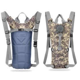 1Pc 3L Tactical Hydration Pack / Water Bladder,  Adjustable Straps (Option: Acu)