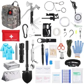 125Pcs Professional Emergency Survival Kit (Option: SurvivalToolKit)