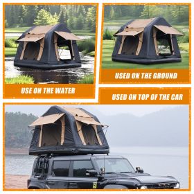 Waterproof, Amphibious, Inflatable Car Roof Top Tent (Option: Multicolor)