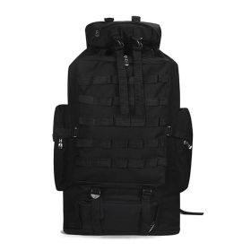 100L, Large Capacity Travel, Long Hiking Excursion Backpack - Green (Color: Black)