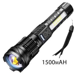 Ultra-bright 15,000,000 Lm Multi-function Flashlight. Available in two Battery Ratings (Option: 1500mAH)